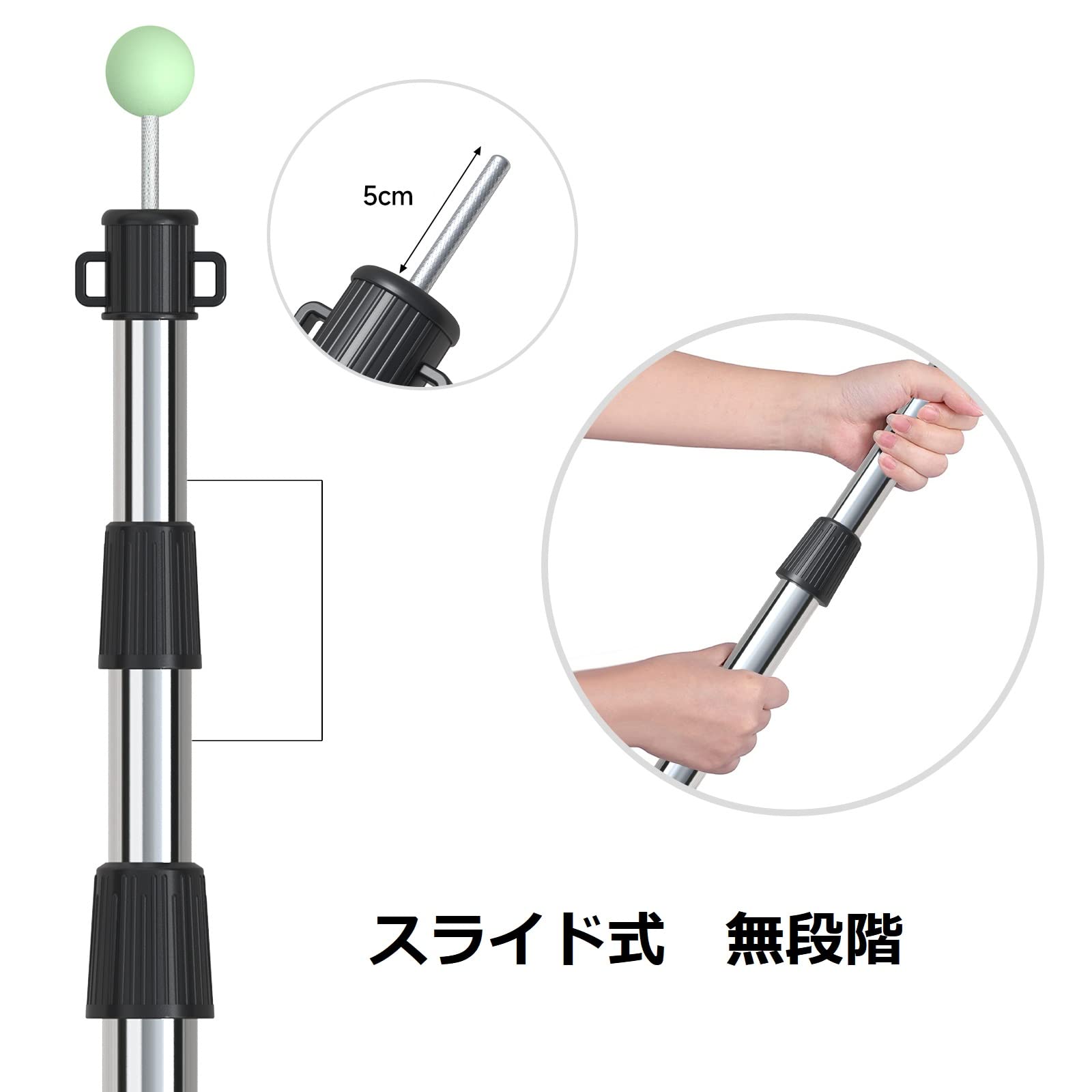 Amazon | サンライク（SANLIKE）タープポール テントポール ステンレス